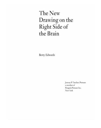 The new drawing on the right side of the brain