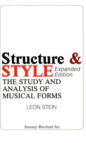 Structure & Style: The Study and Analysis of Musical Forms