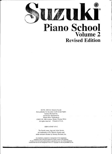 Suzuki Piano School