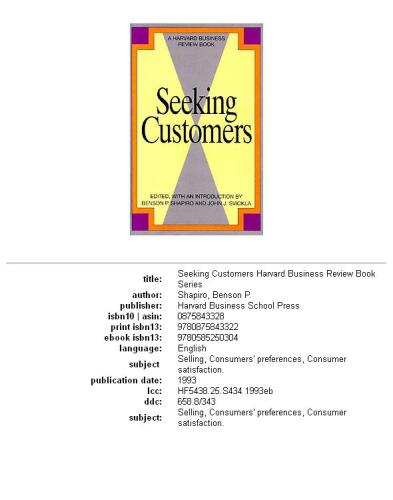 Seeking customers