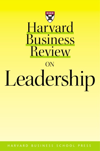 Harvard Business Review on leadership