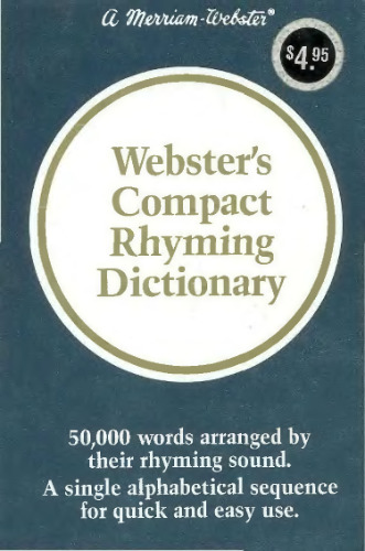 Webster's Compact Rhyming Dictionary