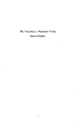 Properties of Petroleum Fluids