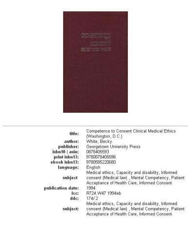 Competence to consent