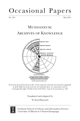 Mundaneum: Archives of Knowledge