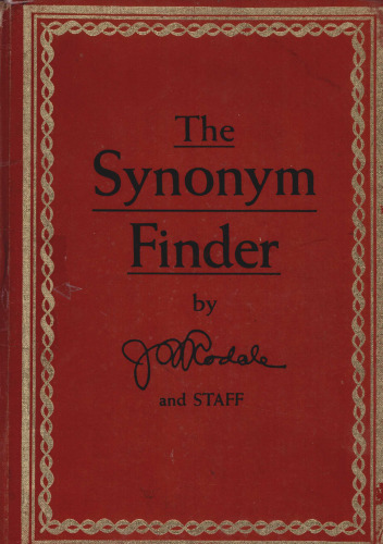 The Synonym Finder