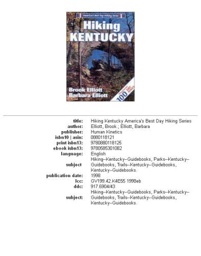 Hiking Kentucky (America's Best Day Hiking)