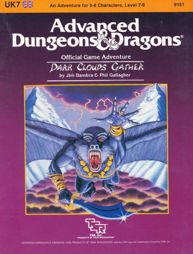 Dark Clouds Gather (Advanced Dungeons & Dragons Module UK7)