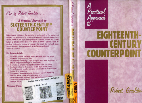 A Practical Approach to Eighteenth-Century Counterpoint
