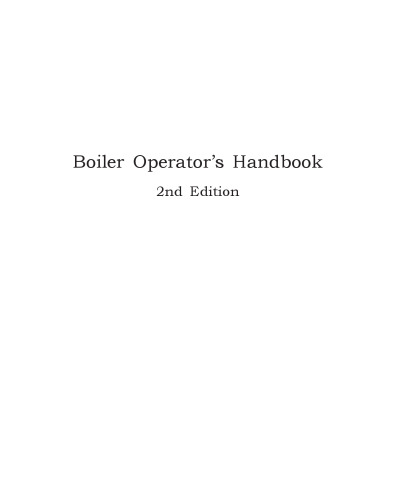 Boiler operator's handbook