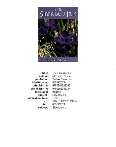 The Siberian iris