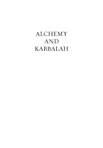 Alchemy and Kabbalah