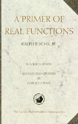 A Primer of Real Functions