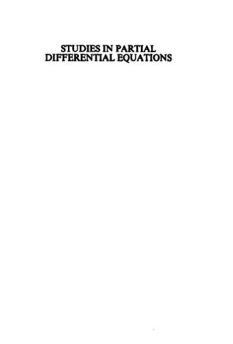 Studies in Partial Differential Equations