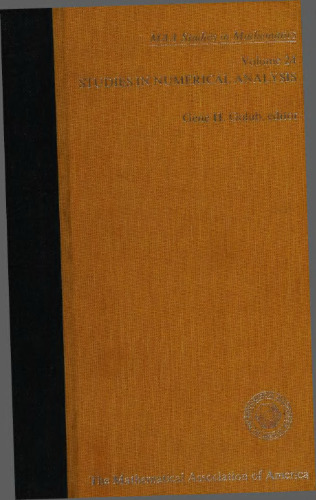 Studies in Numerical Analysis