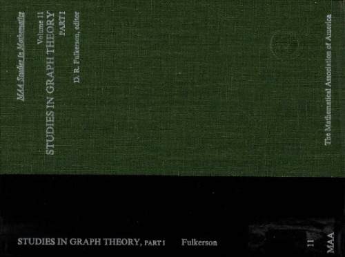[Part I] Studies in Graph Theory