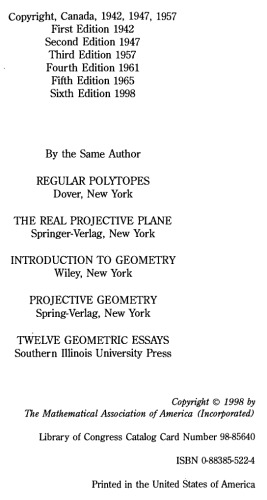 Non-Euclidean Geometry