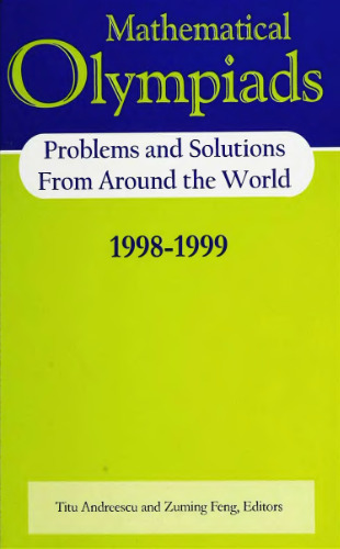Mathematical olympiads, 1998-1999