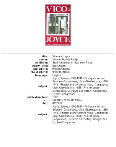 Vico and Joyce