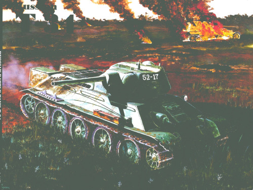 Russian T-34 Battle Tank.