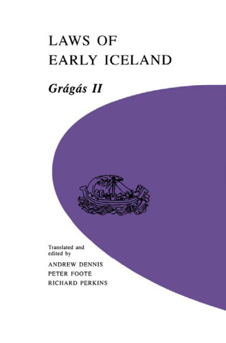 Laws of Early Iceland: Gragas II