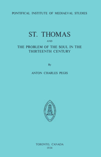 St. Thomas and Problem of Soul in 13th Century