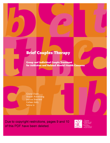 Brief couples therapy. Group and individual couple treatment