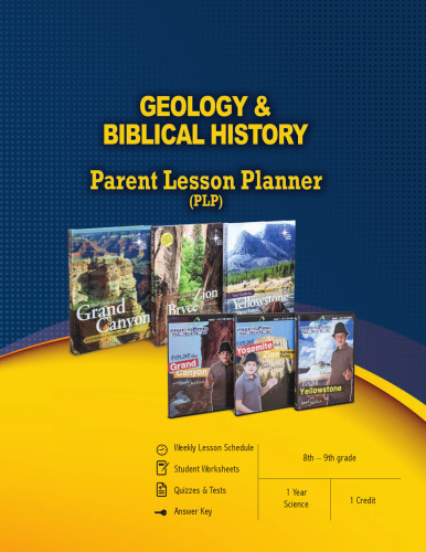 Geology & Biblical History Parent Lesson Planner