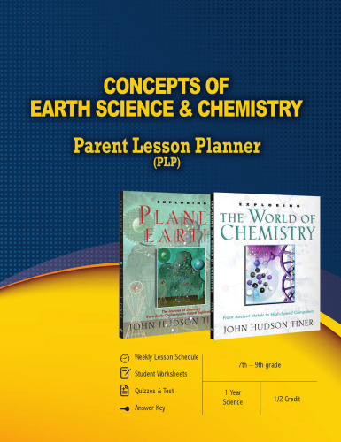 Concepts of Earth Science & Chemistry Parent Lesson Planner