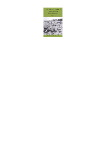 U.S. Forest Service Grazing and Rangelands: A History
