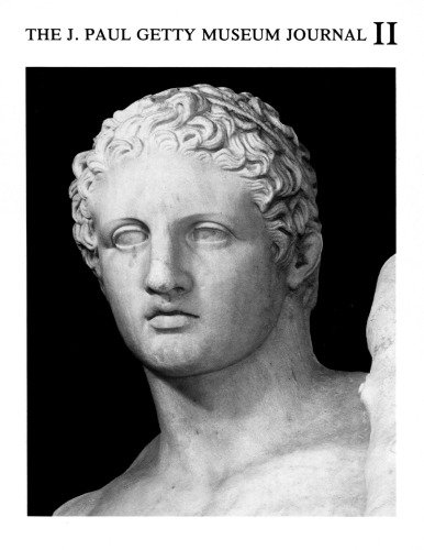 J. Paul Getty Museum journal: Bernardo Ashmole octogenario de Museo Gettiano benemerenti pars secunda