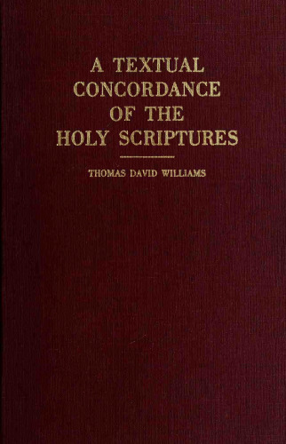 Textual Concordance of the Holy Scriptures