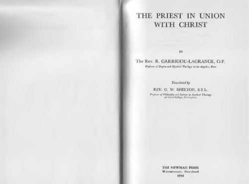 The Priest in Union with Christ