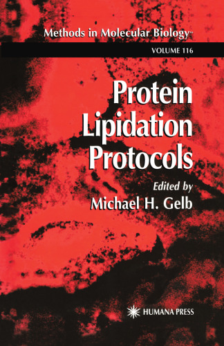 Protein Lipidation Protocols (Methods in Molecular Biology, 116)