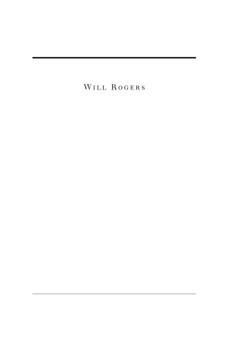 Will Rogers: A Political Life