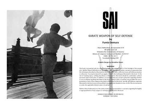 Sai: Karate Weapon of Self-Defense