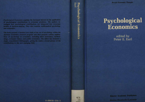 Psychological Economics: Developments, Tensions, Prospects (Recent Economic Thought)