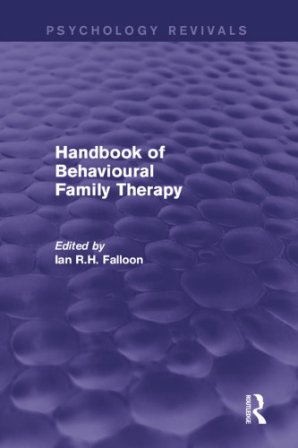Handbook of Behavioural Family Therapy