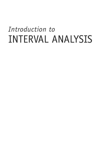 Introduction to interval analysis