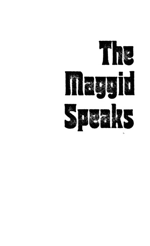 The Maggid Speaks: Favorite Stories & Parables of Rabbi Sholom Schwadron