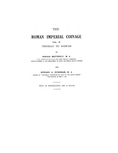 Roman Imperial Coinage