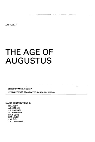The Age of Augustus