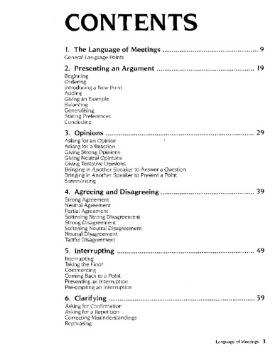 The Language of Meetings