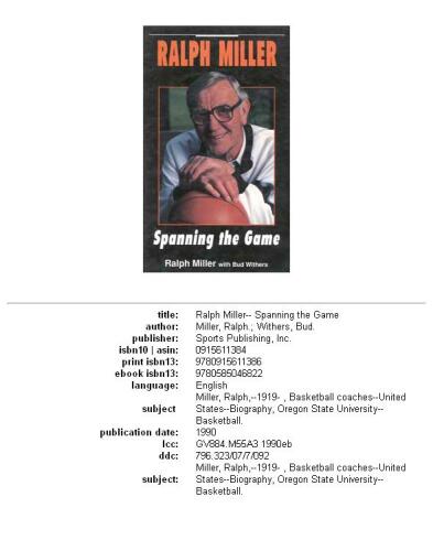 Ralph Miller: Spanning the Game