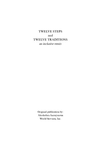 Twelve Steps and Twelve Traditions