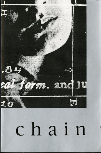 Chain / 1, Spring/Summer 1994: Special Topic Gender and Editing