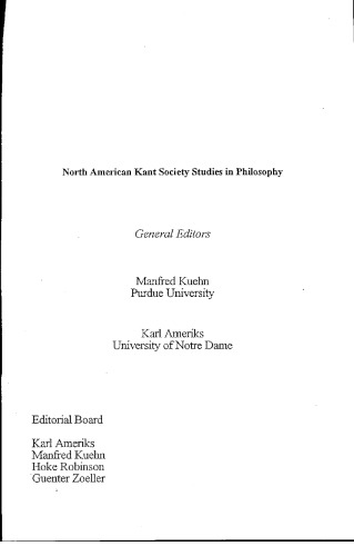 Kant's Early Metaphysics and the Origins of the Critical Philosophy