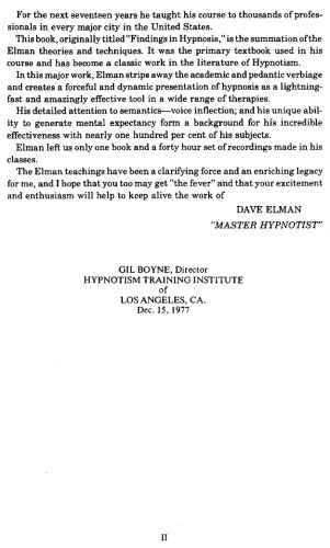 Hypnotherapy