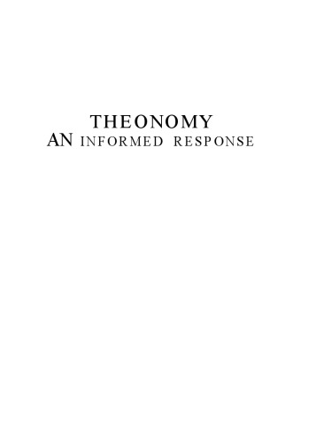 Theonomy: An Informed Response