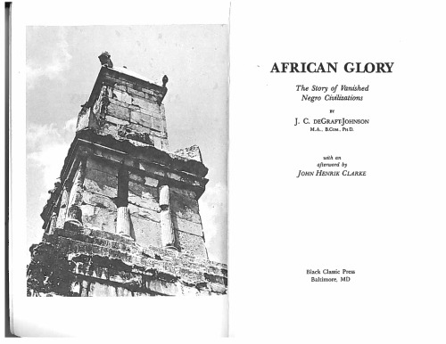 African Glory: The Story of Vanished Negro Civilizations